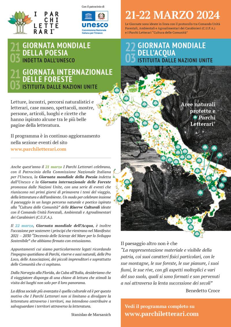 Foto: Giornate della Poesia, delle Foreste  e dell'Acqua nei Parchi Letterari