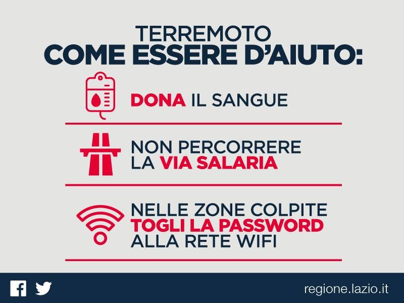 Parco: Emergenza Terremoto