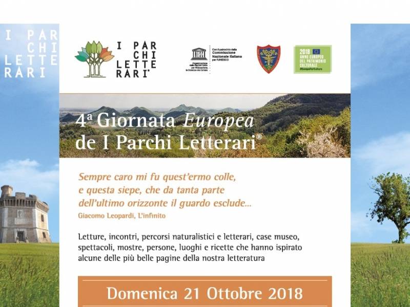Parco:  IV Giornata Europea dei Parchi Letterari 