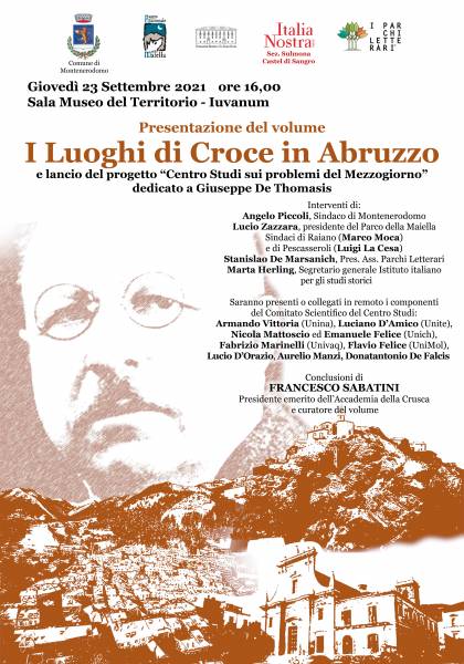 Parco: I luoghi di Croce in Abruzzo. Presentazione a Montenerodomo, Parco Archeologico di Iuvanum