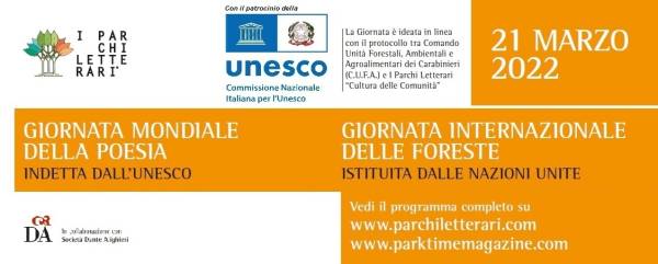 Parco: 21 marzo: ParkTimeMagazine e la Giornata della Poesia e delle Foreste con I Parchi Letterari