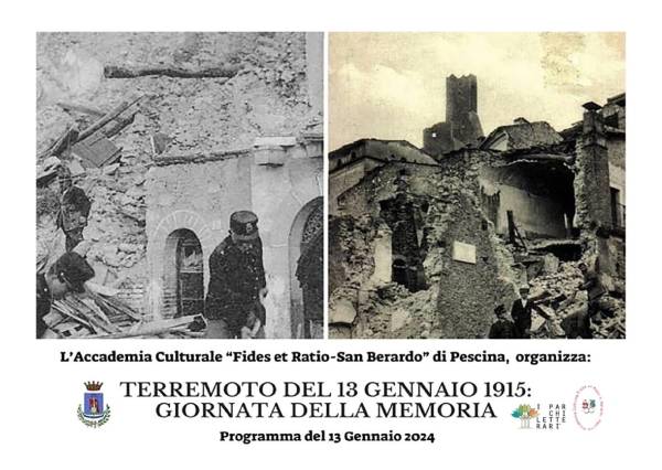 Parco: Il Terremoto del 13 gennaio 1915