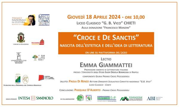 Parco: Croce e De Sanctis. Nascita dell'Estetica e dell'idea di Letteratura