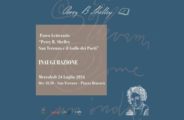 Parco: Inaugurazione del Parco Letterario Percy B. Shelley – San Terenzo e il Golfo dei Poeti