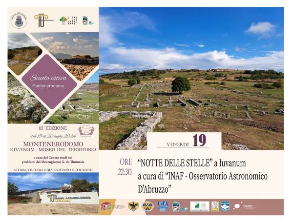 Parco: Notte delle Stelle nel Parco archeologico di Iuvanum