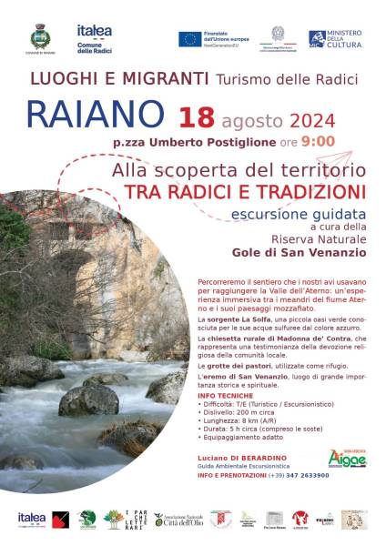 Parco: Raiano: alla scoperta del territorio, tra radici e tradizioni