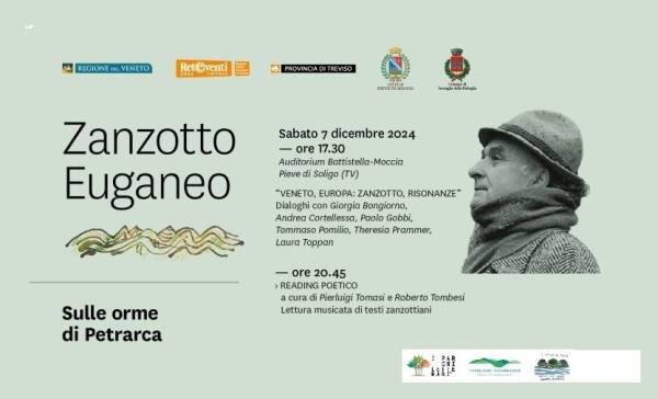 Parco: Veneto, Europa: Zanzotto, Risonanze. Dialoghi e reading poetico dal Montello al Piave e oltre… 