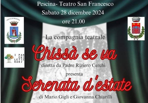 Parco: Serenata d’estate al Teatro San Francesco di Pescina