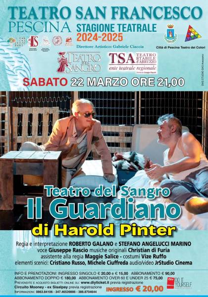 Parco: Il Guardiano  di Harold Pinter a Pescina