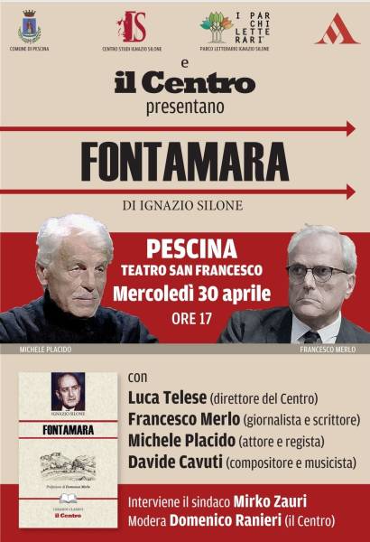 Parco: Fontamara, un romanzo senza tempo: Pescina celebra Ignazio Silone nel 125° della nascita