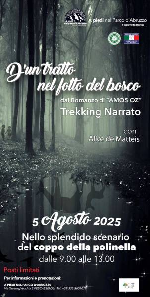 Parco: D'un tratto nel folto del bosco. A piedi nel Parco d'Abruzzo con Amos Oz