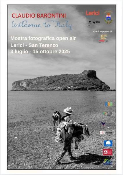 Parco: Claudio Barontini Welcome to Italy mostra open air sul lungomare di Lerici