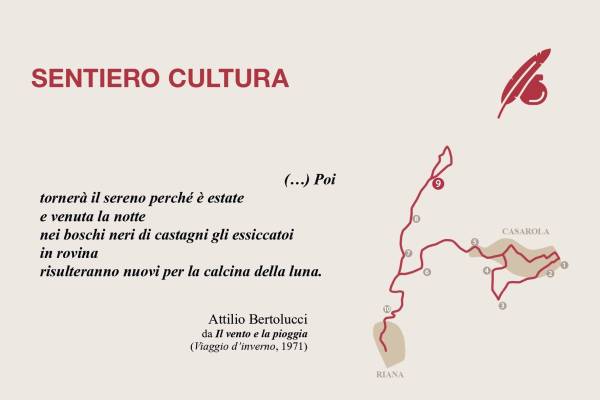 Parco: Sentiero Cultura nel Parco Letterario Bertolucci