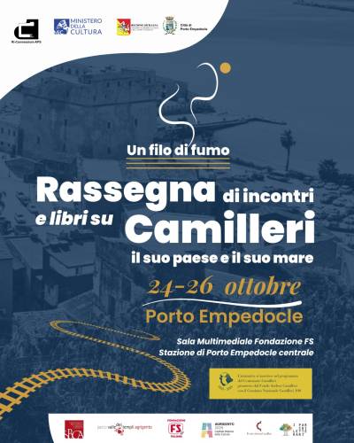 Foto: Un filo di fumo - Presentazione del Parco Letterario Andrea Camilleri a Porto Empedocle