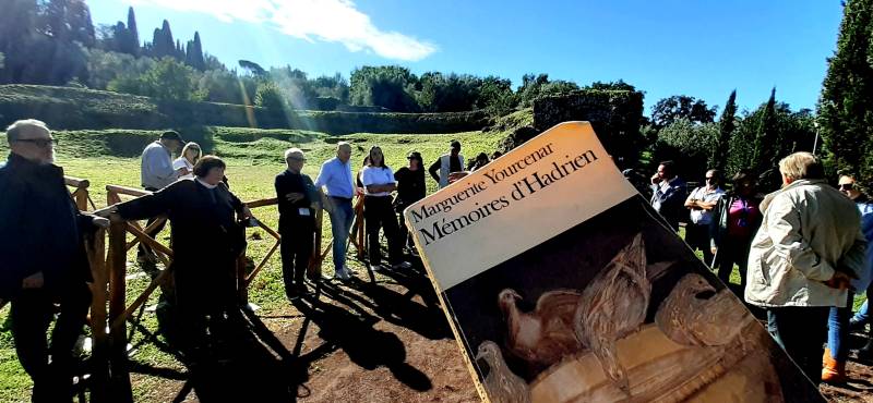 Foto: Lungo il percorso Marguerite Yourcenar a Villa Adriana
