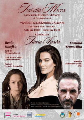 Parco:  Isabella Morra. Confessioni d’Amore e di Morte 