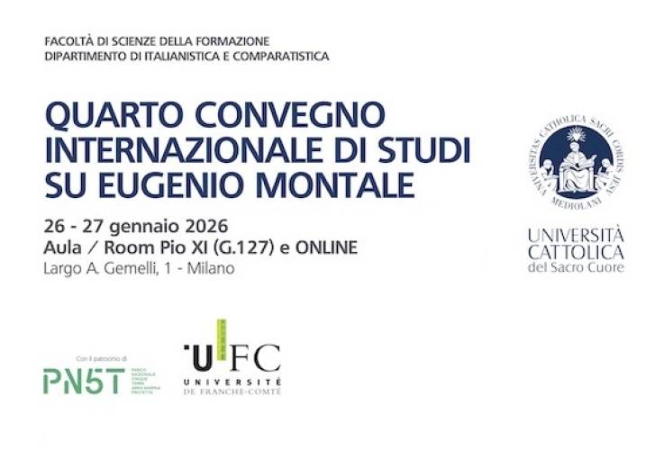 Parco: IV Convegno internazionale biennale di Studi su Eugenio Montale