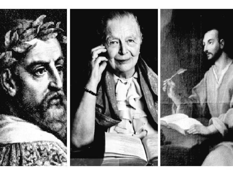 Parco Marguerite Yourcenar, Ludovico Ariosto, Ignazio di Loyola 